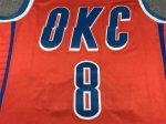 NBA 8 Williams OKC Thunder 24-25 statement Maillot orange brodé